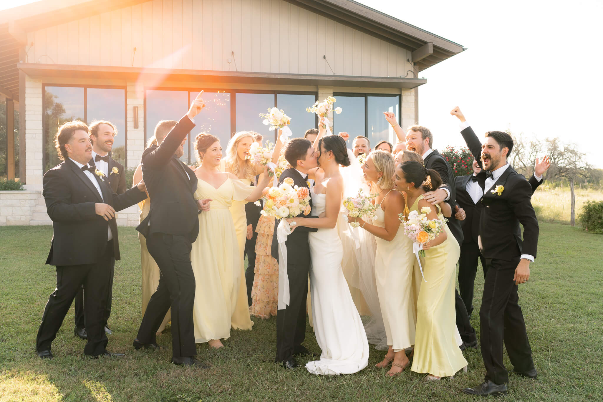 Hill country wedding venues are the perfect backdrop for a joyful wedding day