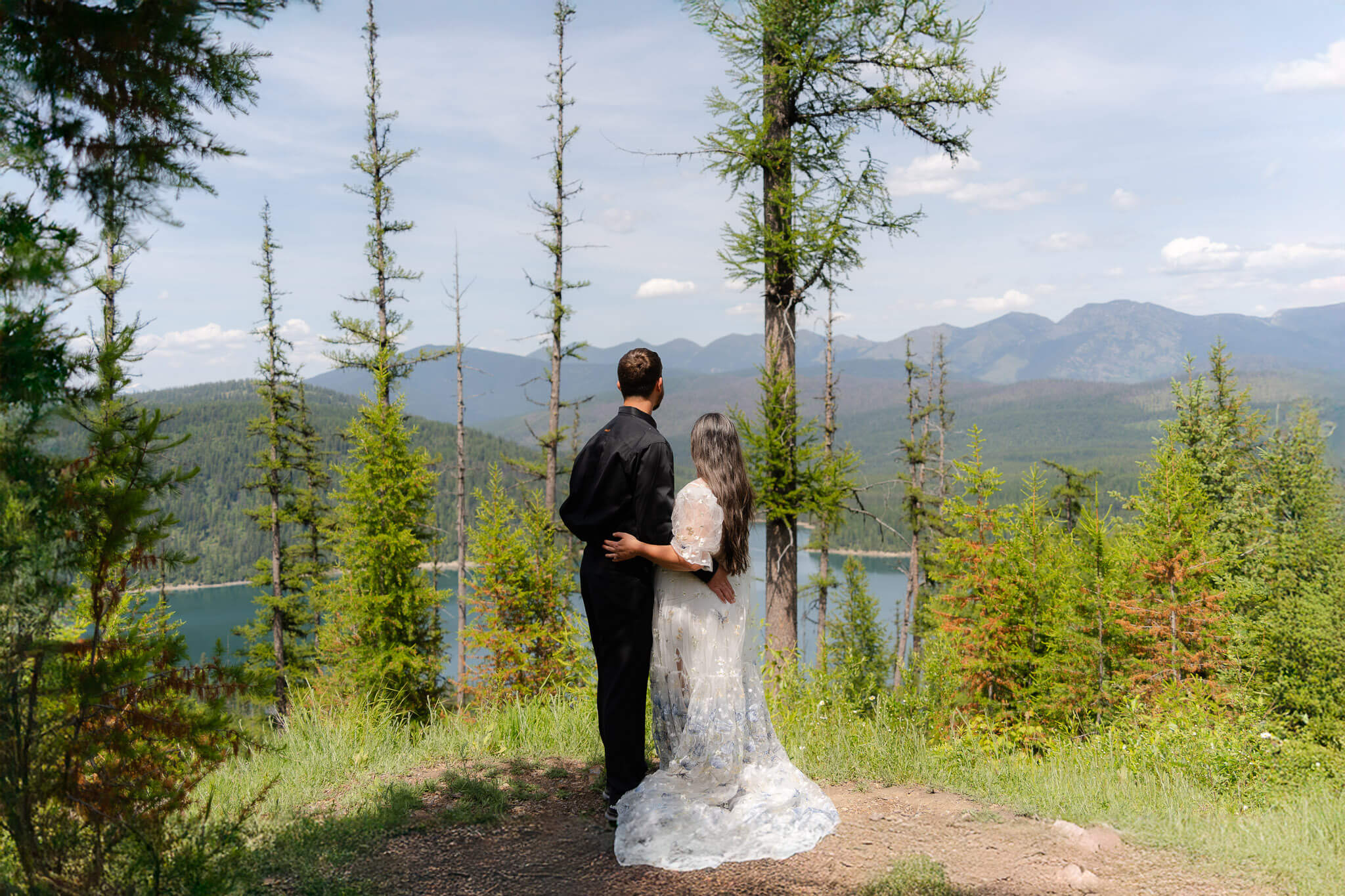 Places to elope in Montana are full of wonder, like public land at Hungry Horse