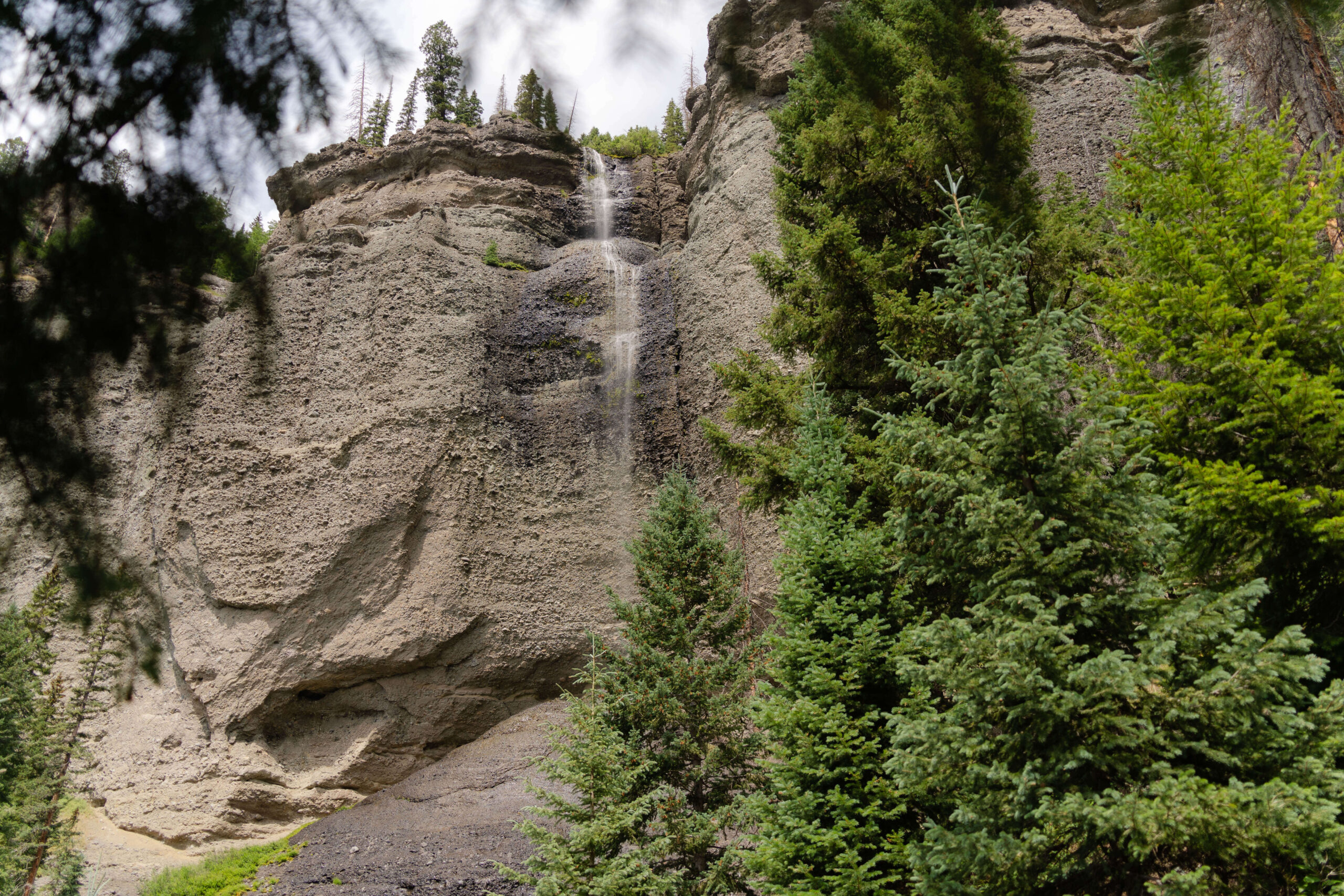 waterfall elopement in the San Juan Mountains