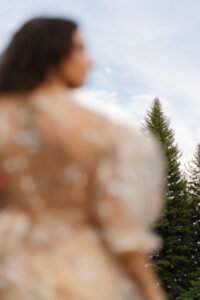 bridal portraits during a elopement