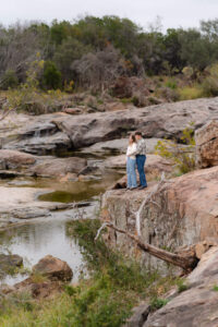 Hill country Texas engagement photos