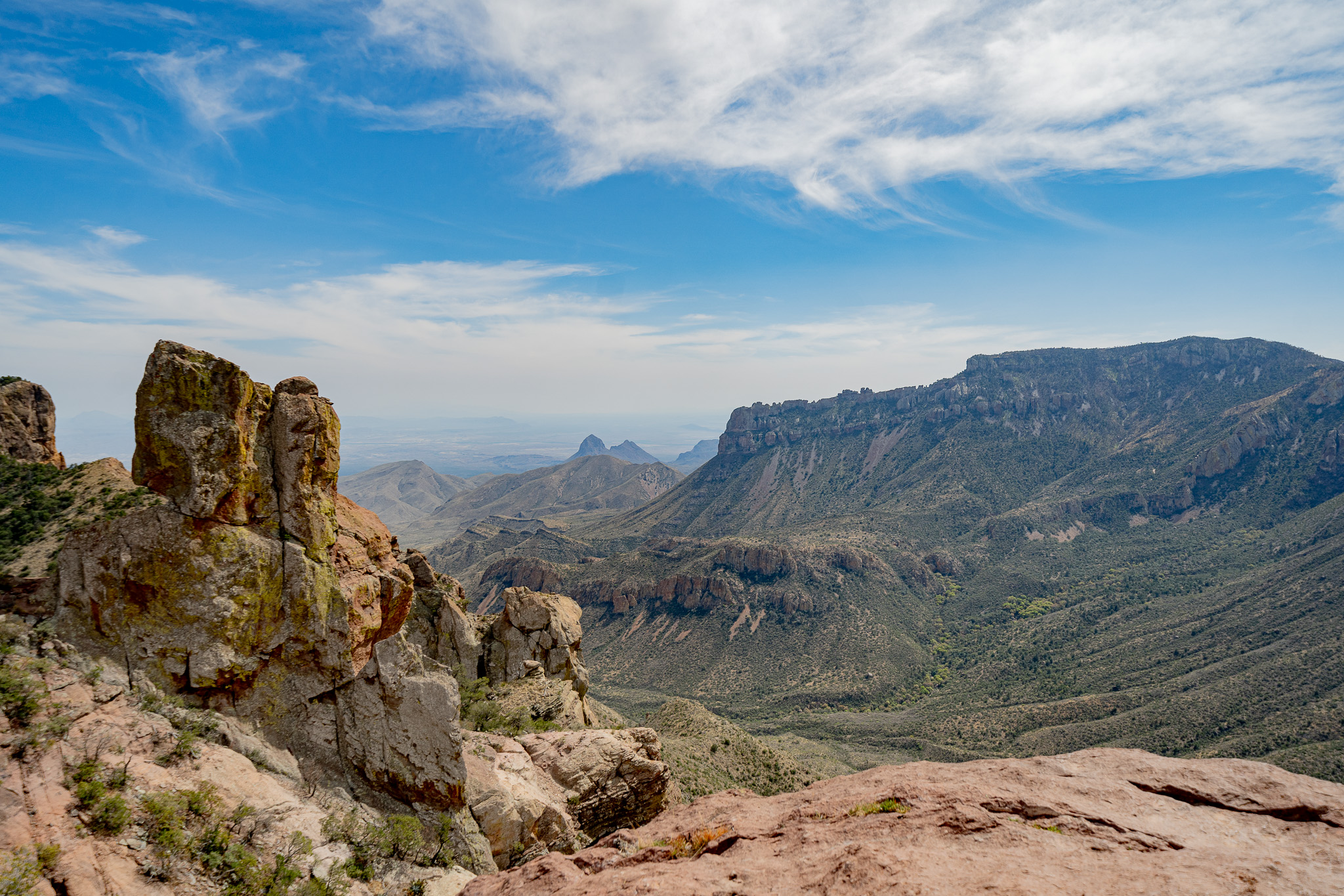 Big Bend National Park Lost Mine Trail scenic overlook, unique elopement destination in Texas